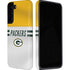 NFL Green Bay Packers White Striped Galaxy S22 Plus Pro Case