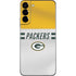 NFL Green Bay Packers White Striped Galaxy S22 Plus Skin