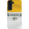 NFL Green Bay Packers White Striped Galaxy S22 Pro Case