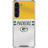 NFL Green Bay Packers White Striped Galaxy S23 Clear Case