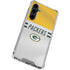 NFL Green Bay Packers White Striped Galaxy S23 FE Clear Case