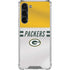 NFL Green Bay Packers White Striped Galaxy S23 Plus Clear Case