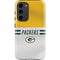 NFL Green Bay Packers White Striped Galaxy S23 Plus Pro Case