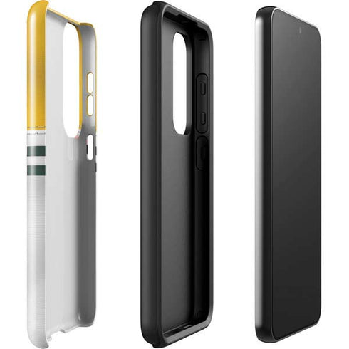 NFL Green Bay Packers White Striped Galaxy S23 Plus Pro Case