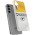 NFL Green Bay Packers White Striped Galaxy S24 Plus Clear Case