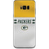 NFL Green Bay Packers White Striped Galaxy S8 Skin
