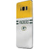 NFL Green Bay Packers White Striped Galaxy S8 Skin