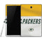 NFL Green Bay Packers White Striped Samsung Galaxy Tab Skin