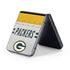 NFL Green Bay Packers White Striped Galaxy Z Flip5 5G Skin