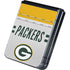 NFL Green Bay Packers White Striped Galaxy Z Flip5 5G Skin