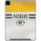 NFL Green Bay Packers White Striped iPad Pro 12.9in (2020) Clear Case