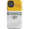 NFL Green Bay Packers White Striped iPhone 11 Impact Case