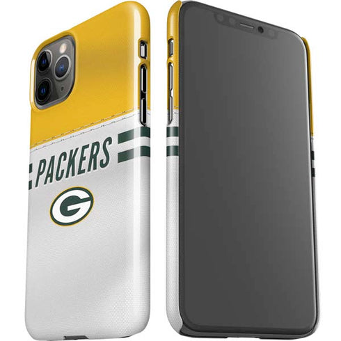 NFL Green Bay Packers White Striped iPhone 11 Pro Lite Case