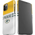 NFL Green Bay Packers White Striped iPhone 11 Pro Lite Case
