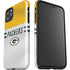 NFL Green Bay Packers White Striped iPhone 11 Pro Max Impact Case