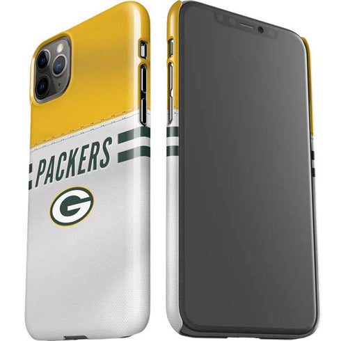 NFL Green Bay Packers White Striped iPhone 11 Pro Max Lite Case