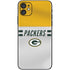 NFL Green Bay Packers White Striped iPhone 11 Skin