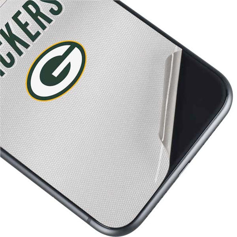 NFL Green Bay Packers White Striped iPhone 11 Skin