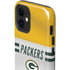 NFL Green Bay Packers White Striped iPhone 12 Impact Case