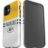 NFL Green Bay Packers White Striped iPhone 12 Impact Case