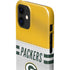 NFL Green Bay Packers White Striped iPhone 12 Mini Lite Case