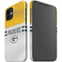 NFL Green Bay Packers White Striped iPhone 12 Mini Lite Case