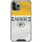NFL Green Bay Packers White Striped iPhone 12 Pro Clear Case