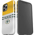 NFL Green Bay Packers White Striped iPhone 12 Pro Max Impact Case