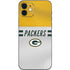 NFL Green Bay Packers White Striped iPhone 12 Skin