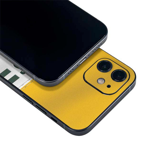 NFL Green Bay Packers White Striped iPhone 12 Skin