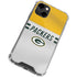 NFL Green Bay Packers White Striped iPhone 13 Clear Case