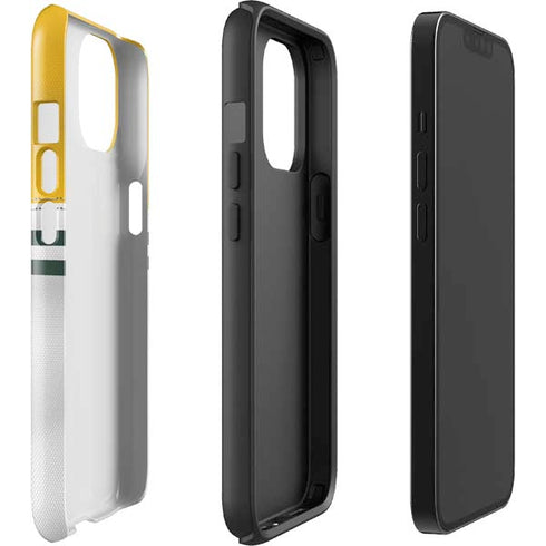 NFL Green Bay Packers White Striped iPhone 13 Impact Case