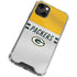 NFL Green Bay Packers White Striped iPhone 13 Mini Clear Case