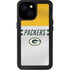 NFL Green Bay Packers White Striped iPhone 13 Mini Waterproof Case