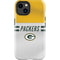 NFL Green Bay Packers White Striped iPhone 14 Plus Impact Case