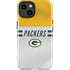 NFL Green Bay Packers White Striped iPhone 15 Plus Impact Case