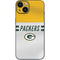 NFL Green Bay Packers White Striped iPhone 14 Plus Skin