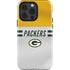 NFL Green Bay Packers White Striped iPhone 14 Pro Impact Case