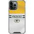 NFL Green Bay Packers White Striped iPhone 15 Pro Max Clear Case