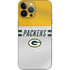 NFL Green Bay Packers White Striped iPhone 14 Pro Max Skin