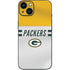 NFL Green Bay Packers White Striped iPhone 14 Skin