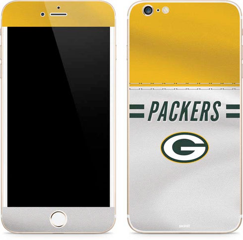 NFL Green Bay Packers White Striped iPhone 6/6s Plus Skin