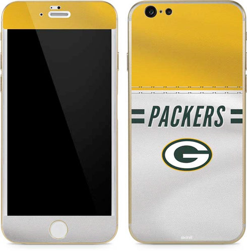 NFL Green Bay Packers White Striped iPhone 6/6s Skin
