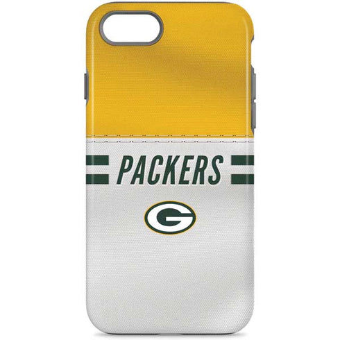 NFL Green Bay Packers White Striped iPhone 7 Pro Case