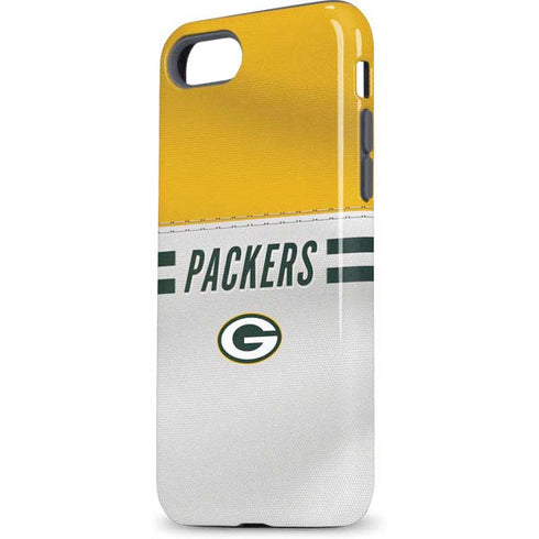 NFL Green Bay Packers White Striped iPhone 8 Pro Case