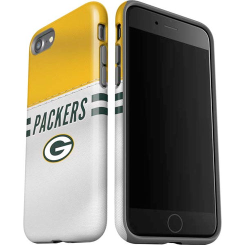 NFL Green Bay Packers White Striped iPhone SE (2nd & 3rd Gen) Pro Case