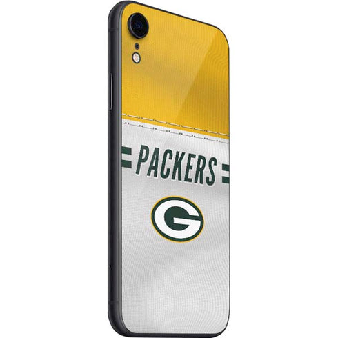 NFL Green Bay Packers White Striped iPhone SE (2nd & 3rd Gen) Skin