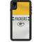 NFL Green Bay Packers White Striped iPhone XR Waterproof Case