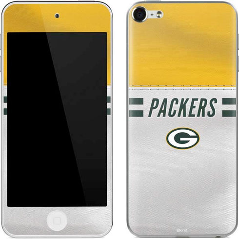 NFL Green Bay Packers White Striped Apple iPod Skin