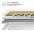 NFL Green Bay Packers White Striped MacBook Air 13in M1 (2021) Case plus Skin